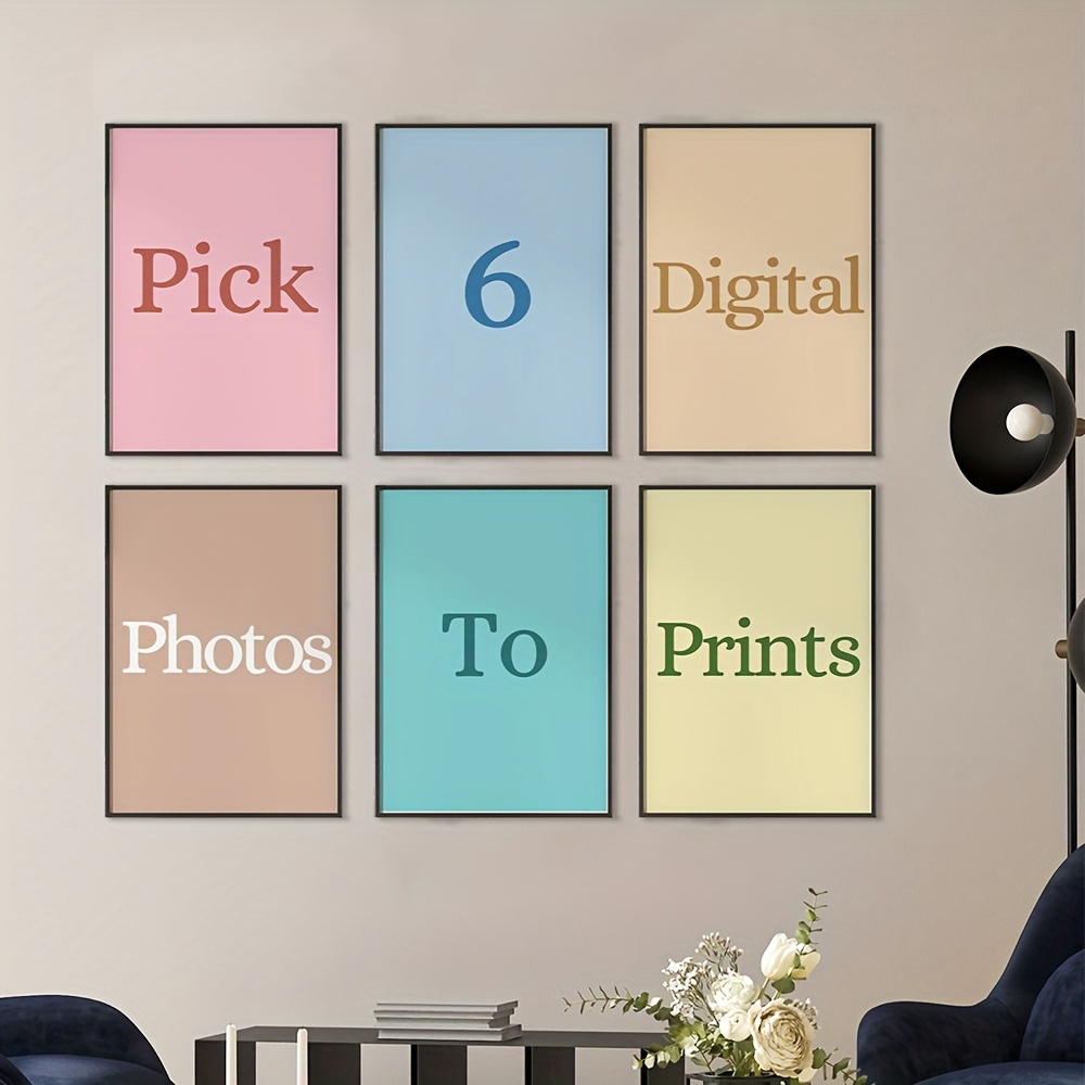 Photography Interior - Set di 6 Stampe Personalizzate su