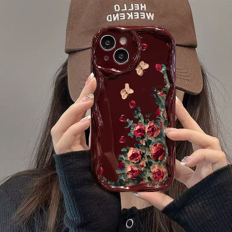Photography Art - Custodia per telefono con motivo floreale