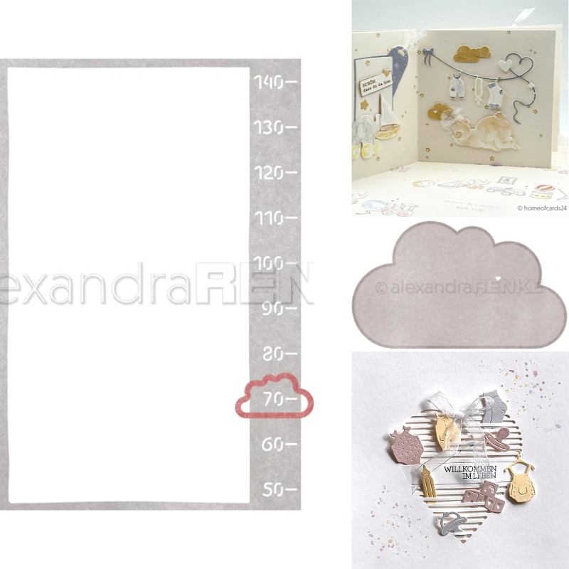 Photography Triangle - Fustelle in Metallo 'Gentle Stroller Cloud'