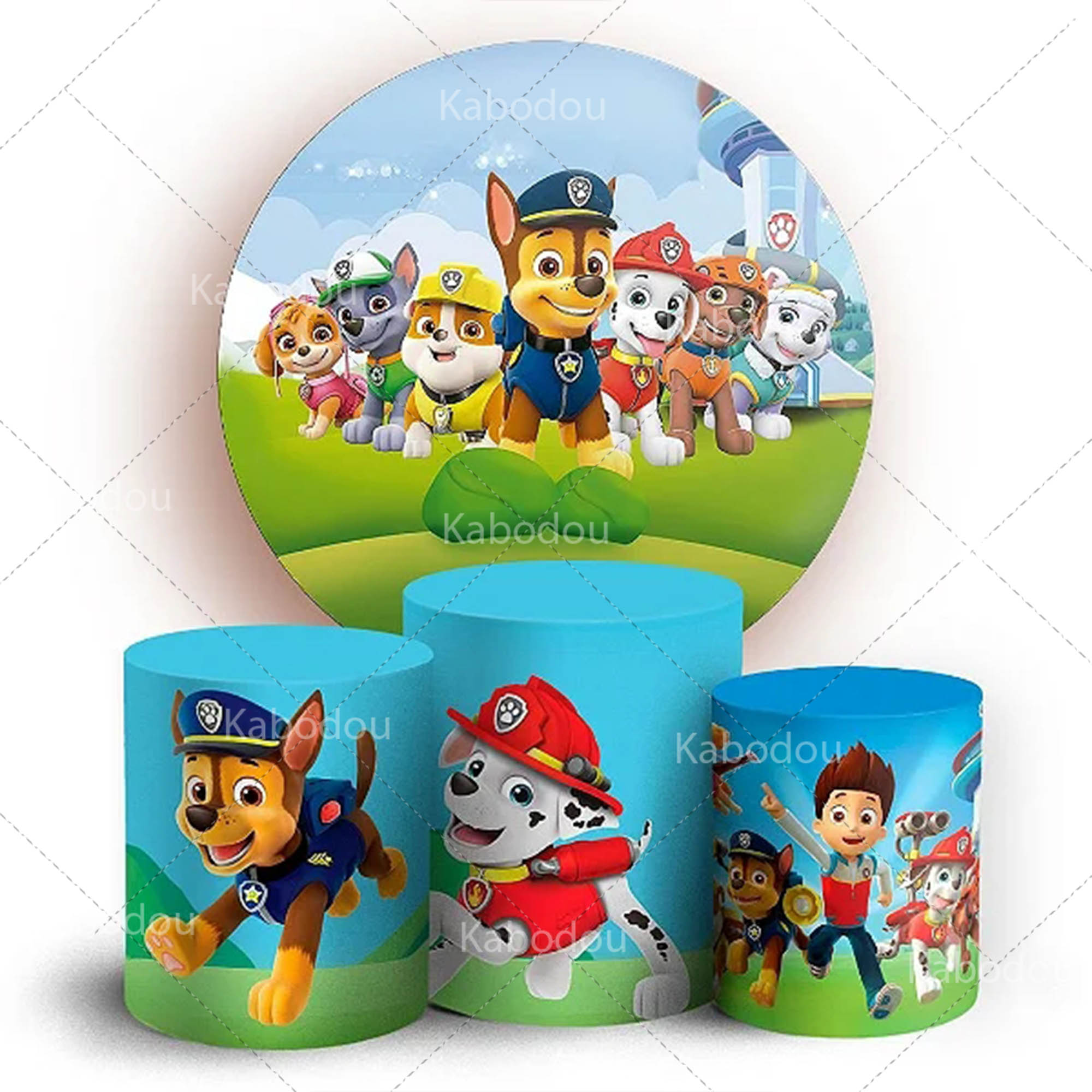 Photography Aesthetic - Sfondo Rotondo Paw Patrol per Feste