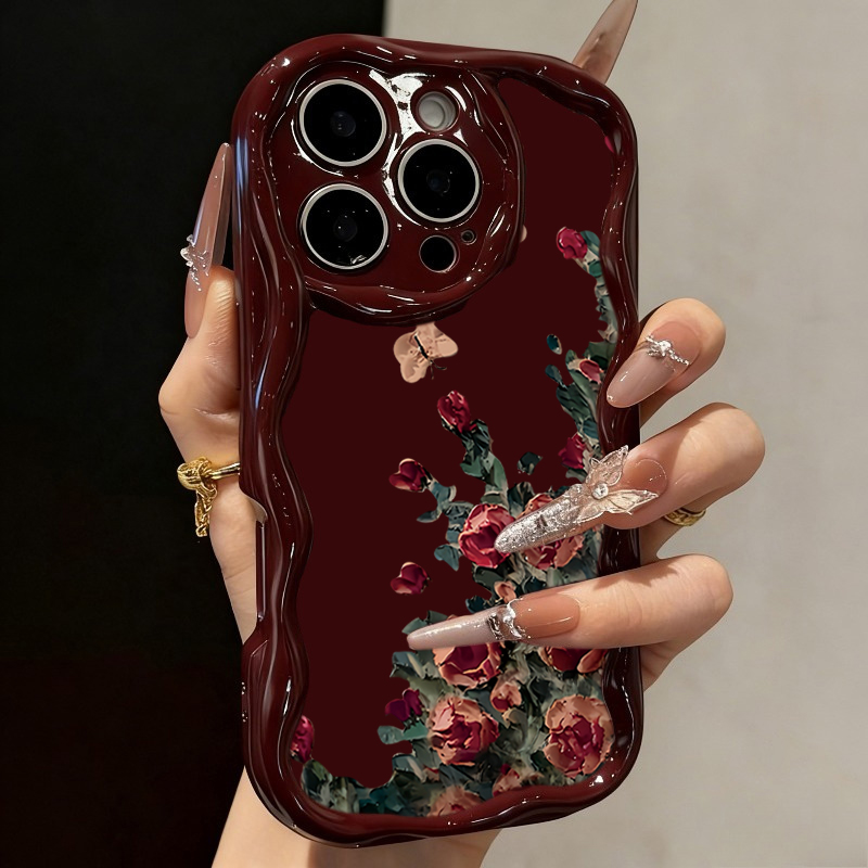 Photography Art - Custodia per telefono con motivo floreale