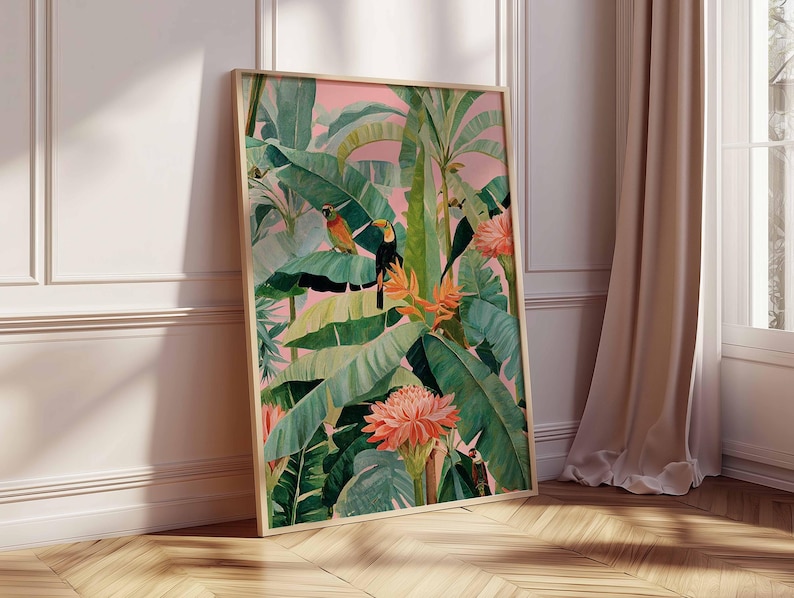 1 poster in tela tropicale ret - Photography Pose recensione e prezzo