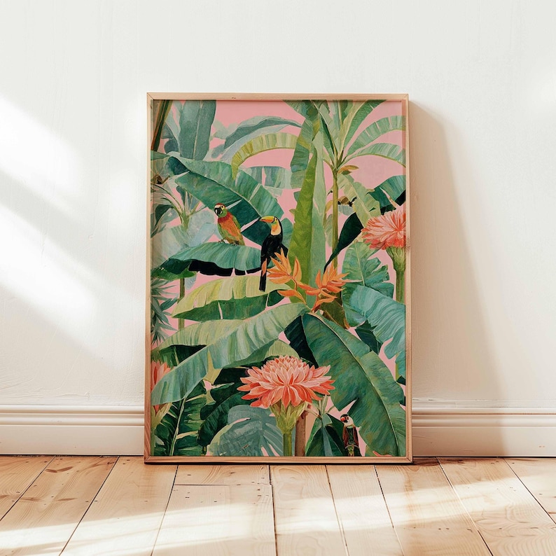 1 poster in tela tropicale ret - Photography Pose recensione e prezzo