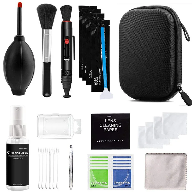 Kit di attrezzi per la pulizia - Lens Cleaning Kit recensione e prezzo