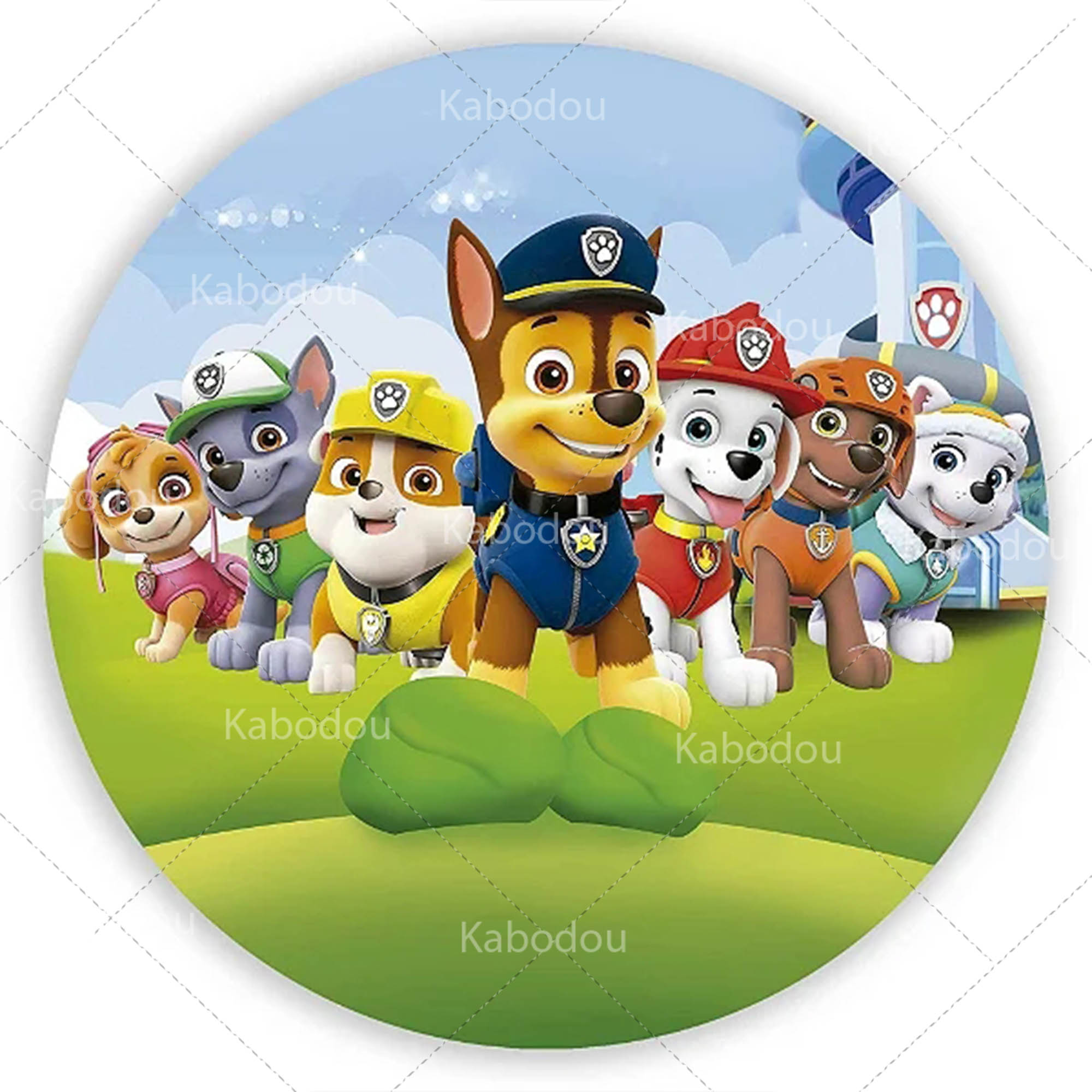 Sfondo Rotondo Paw Patrol per  - Photography Aesthetic recensione e prezzo