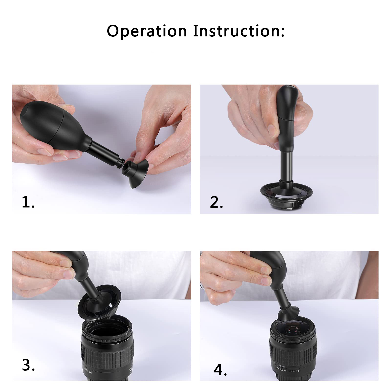 Kit ventosa per lenti con 7 ve - Lens Cleaning Kit recensione e prezzo